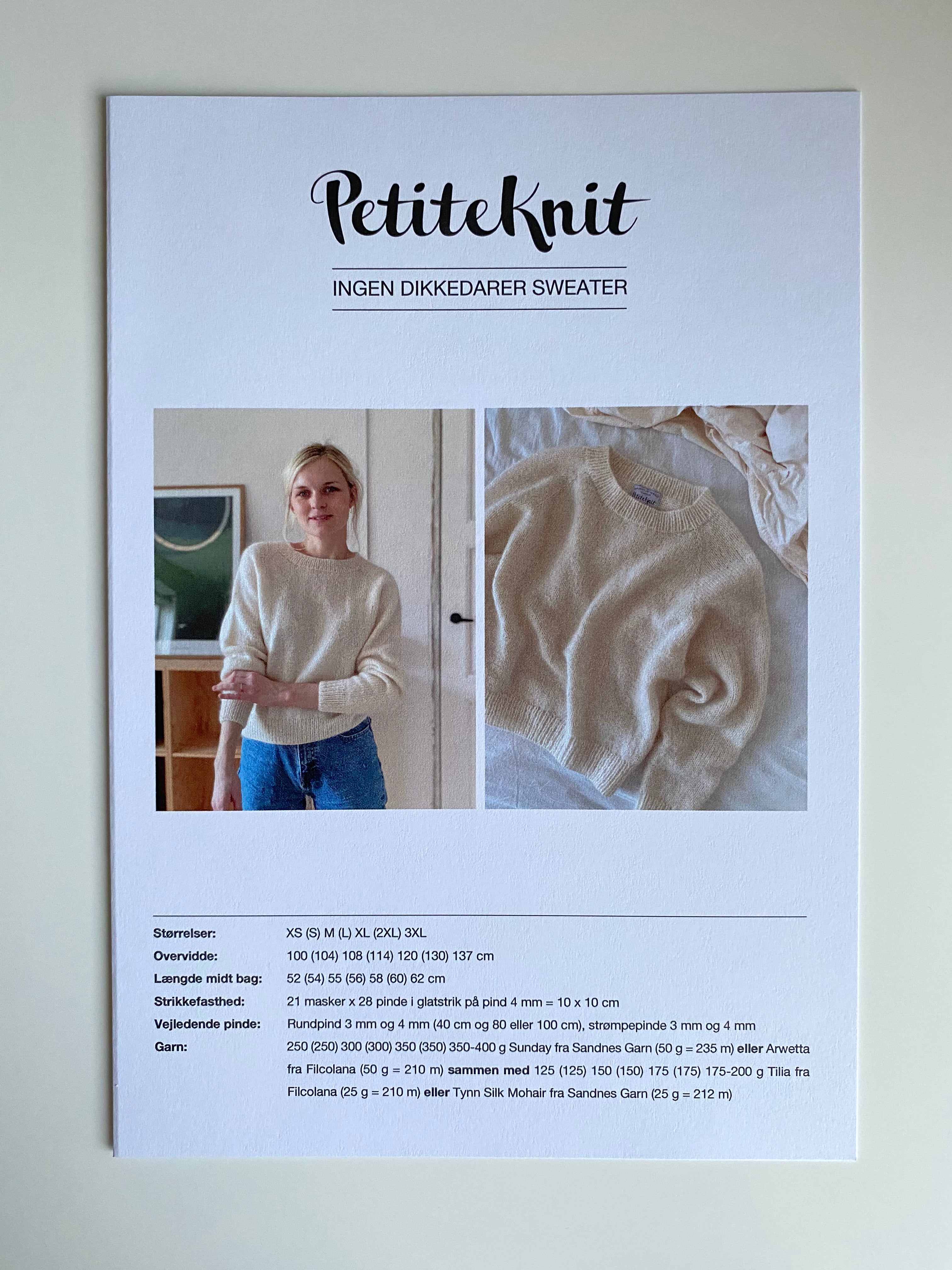 Opskrift: Ingen Dikkedarer Sweater