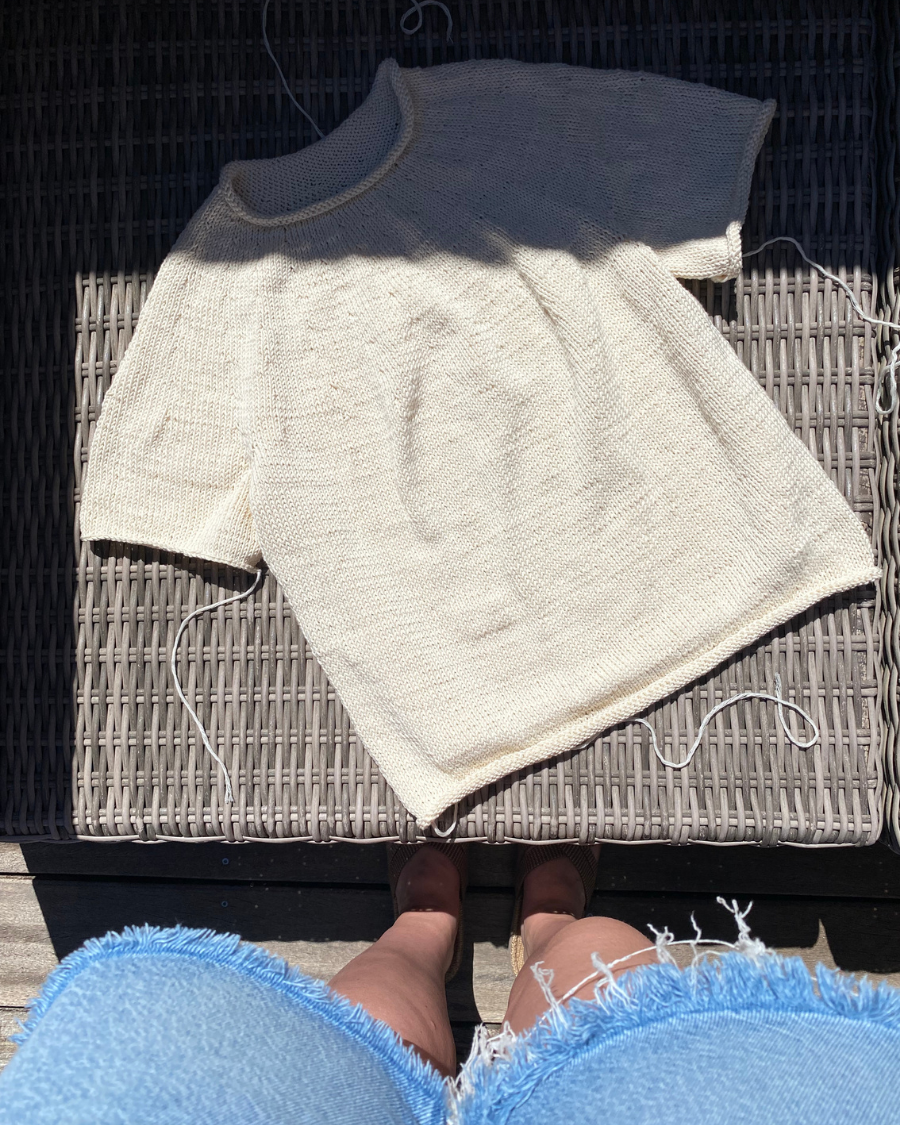 Plain Yoke Tee 20 - Garnkit