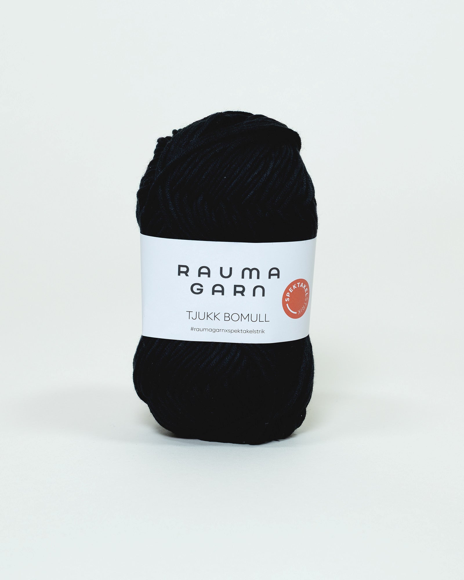 Tjukk Bomull - Sort (297)