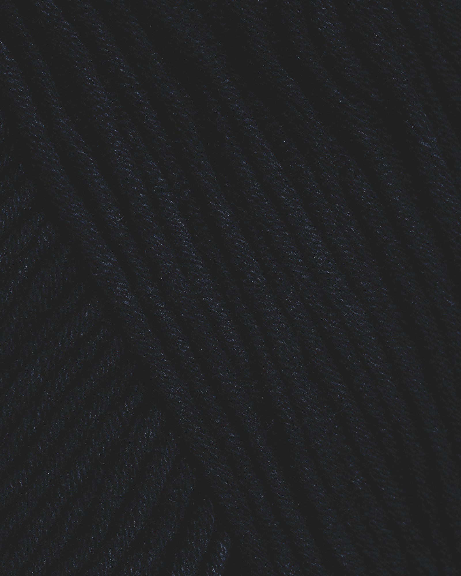 Tjukk Bomull - Sort (297)