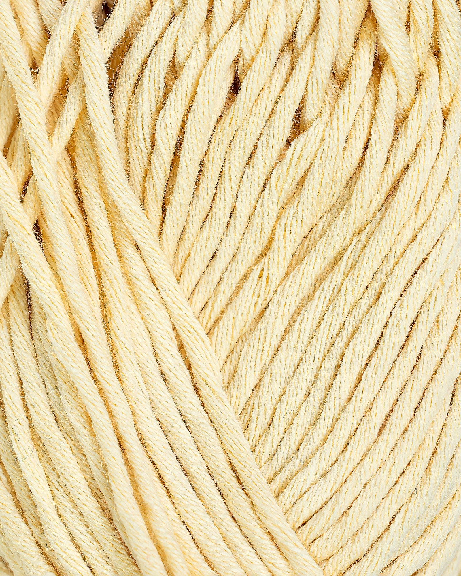 Tjukk Bomull - Strågul (324)