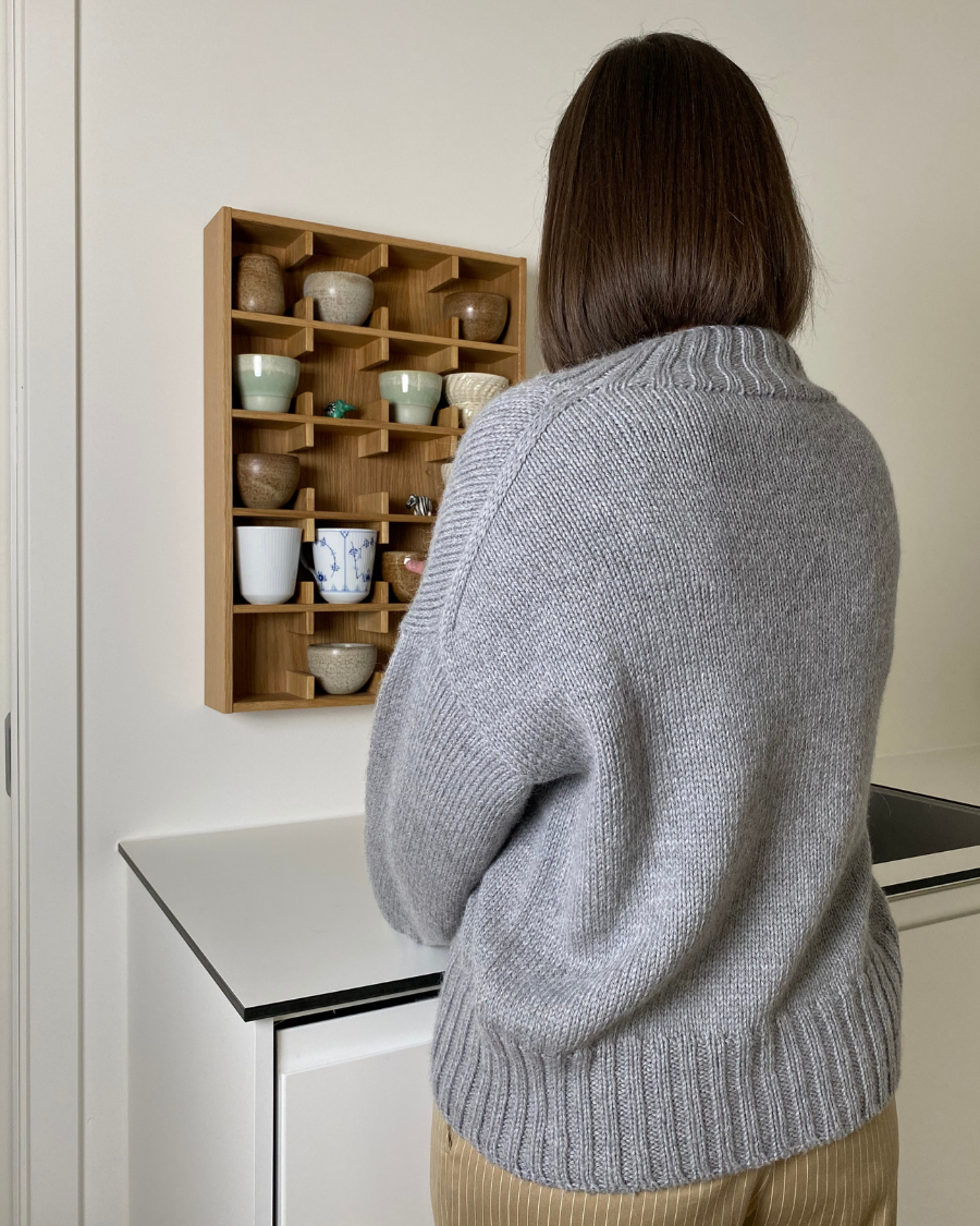 Hannah Sweater V-neck - garnkit
