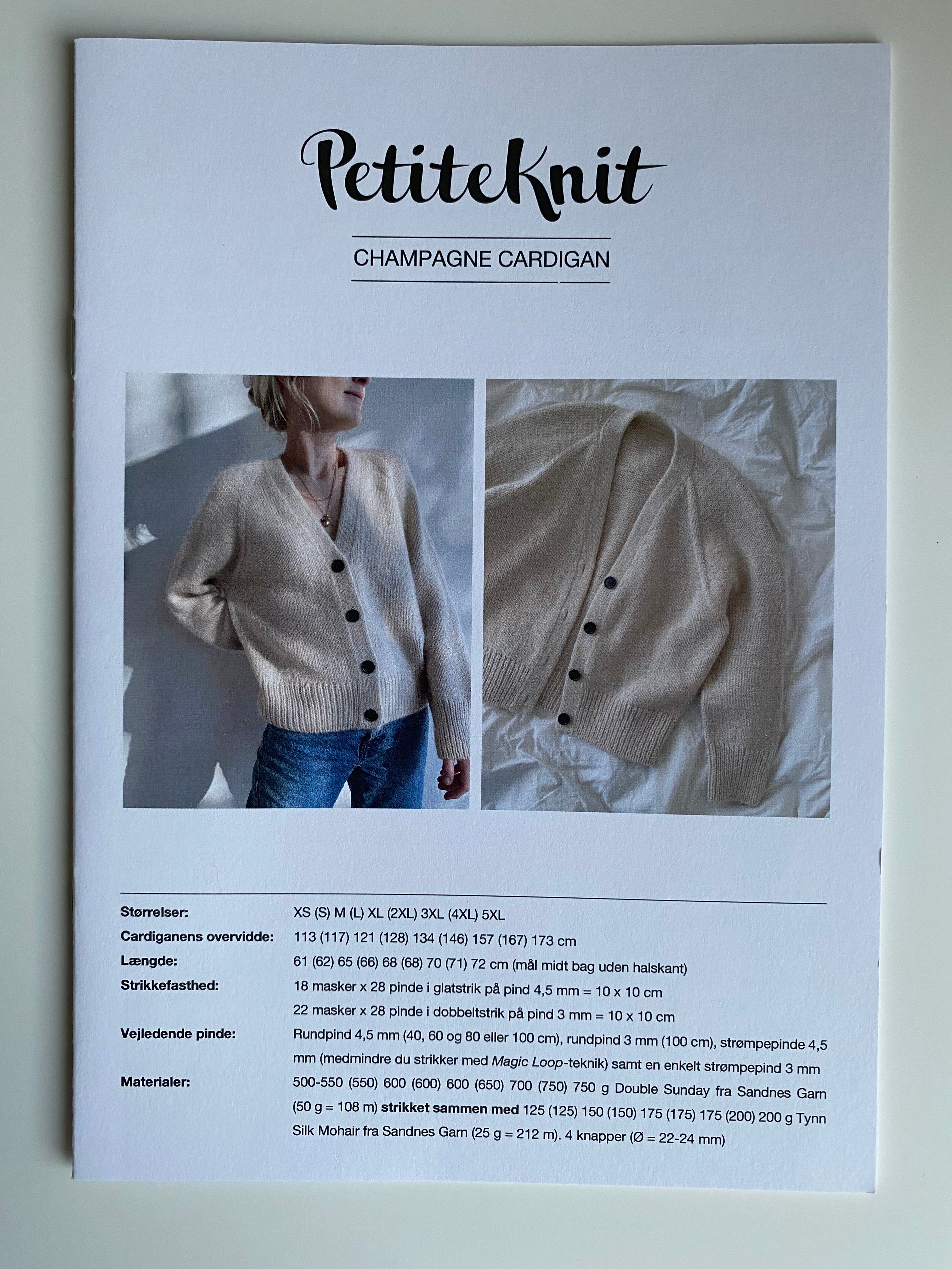Opskrift: Champagne Cardigan