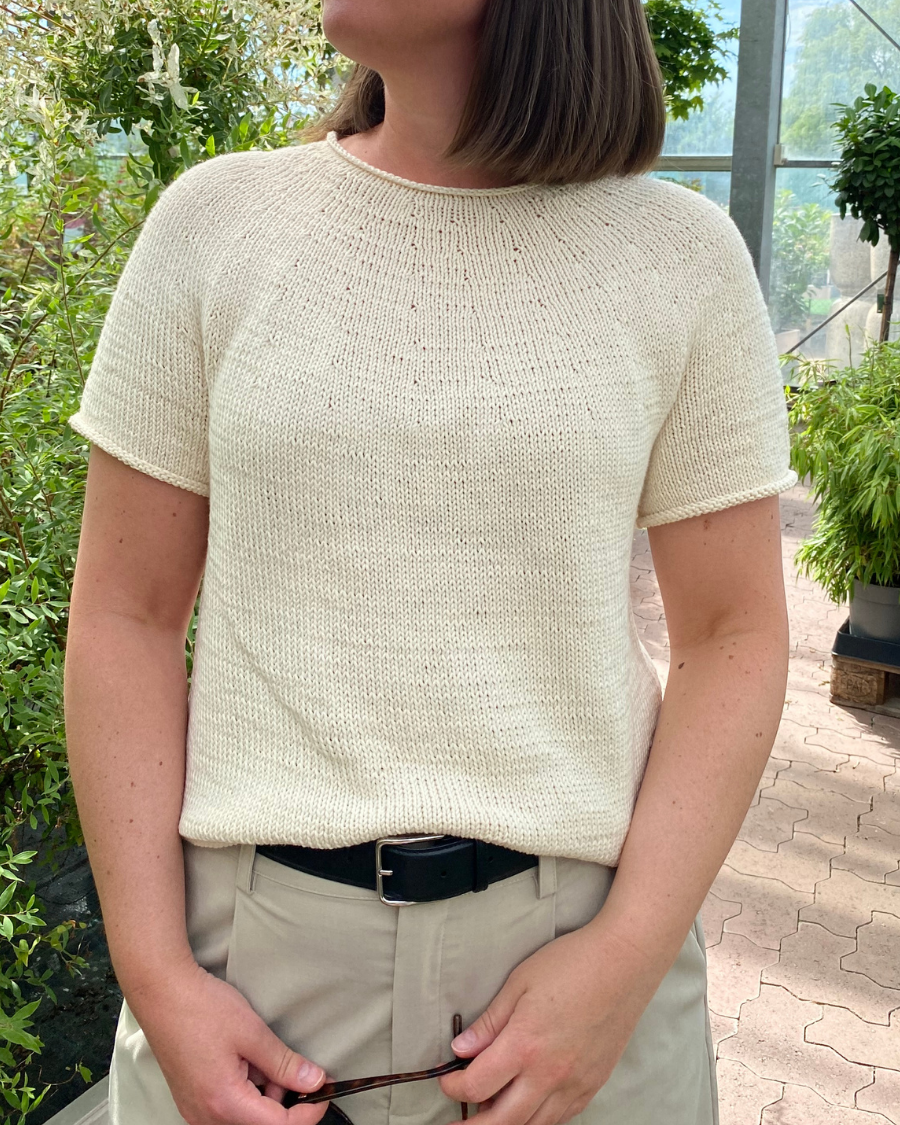 Plain Yoke Tee 20 - Garnkit