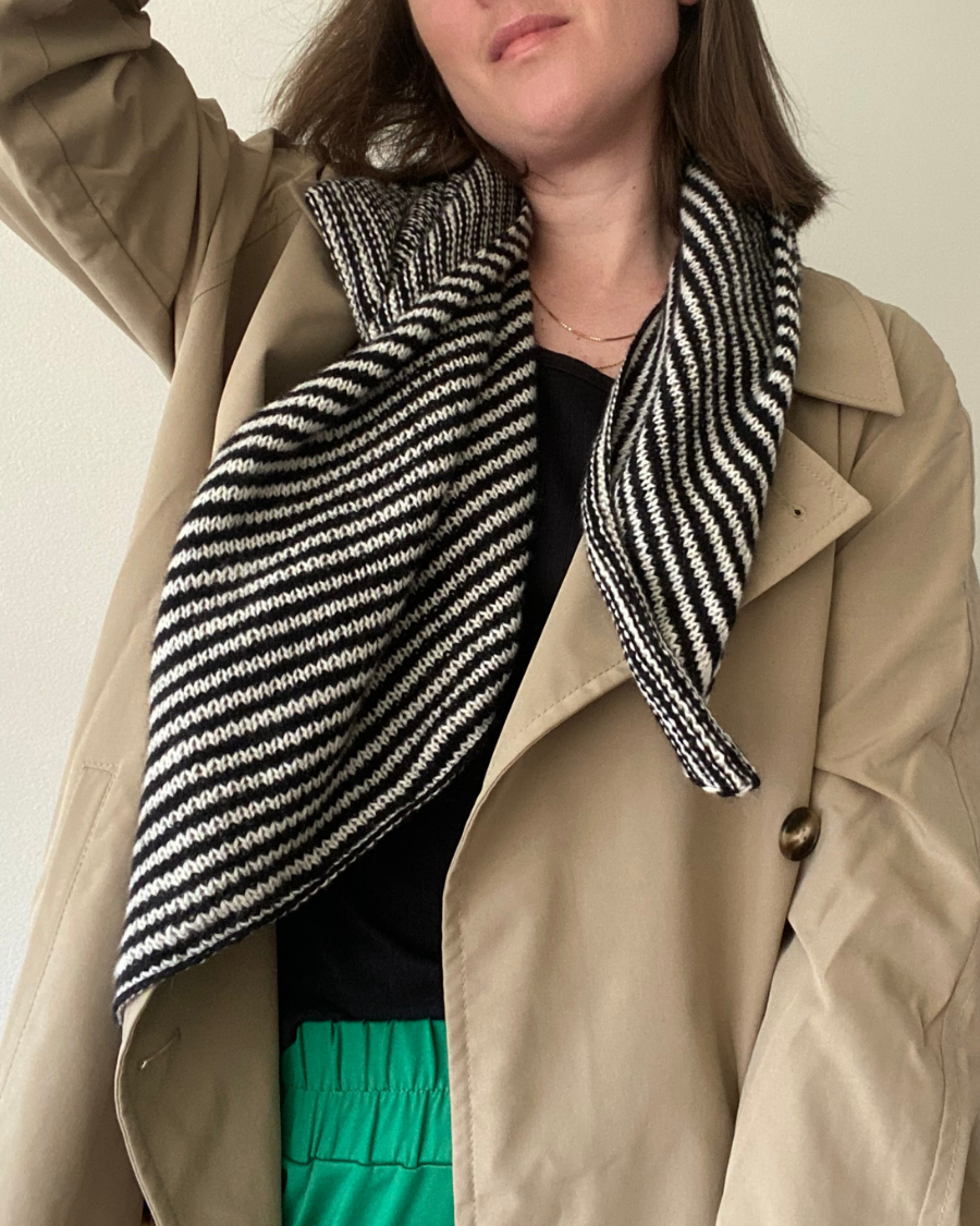 Stripy Loop Scarf – Garnkit