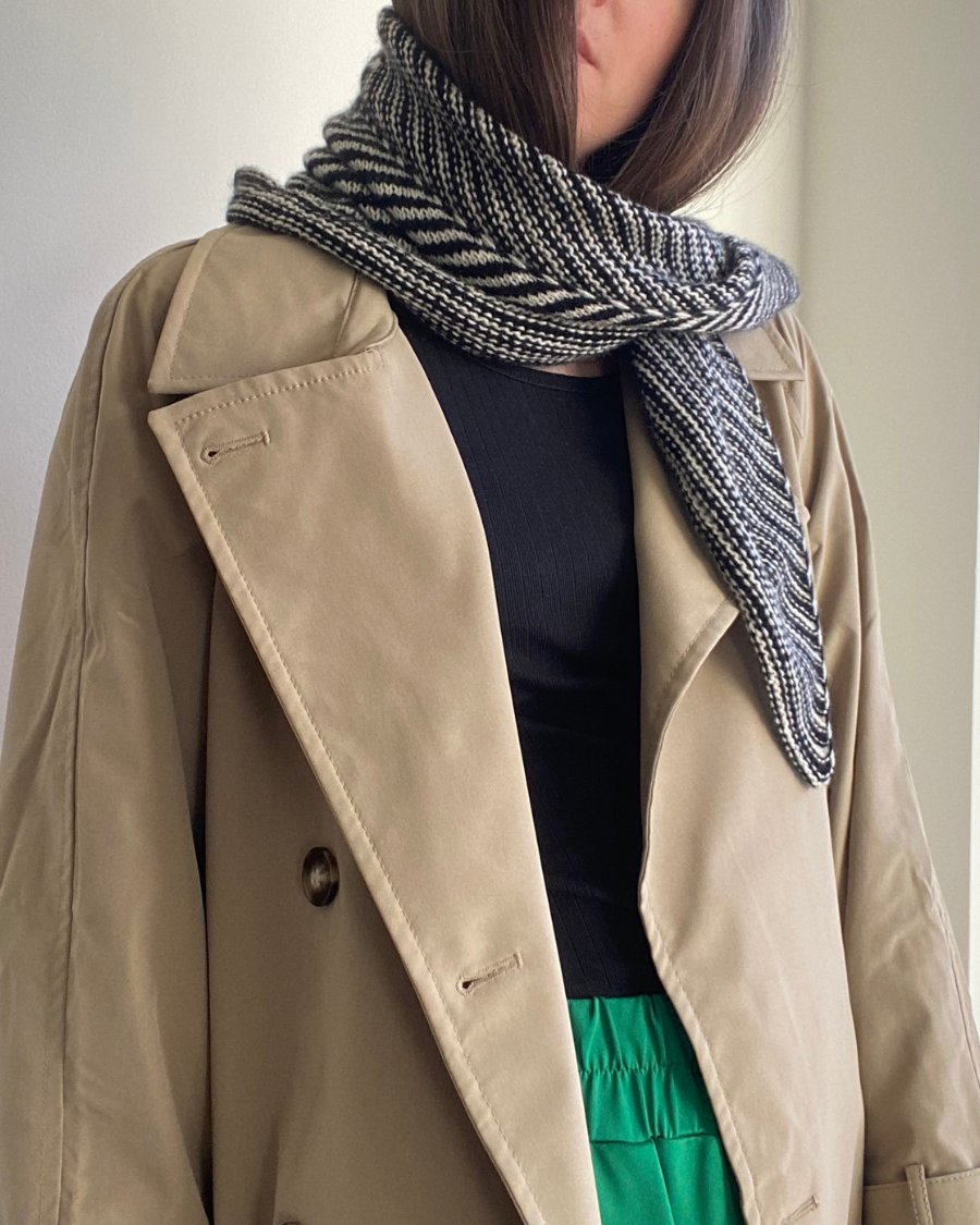 Stripy Loop Scarf – Garnkit