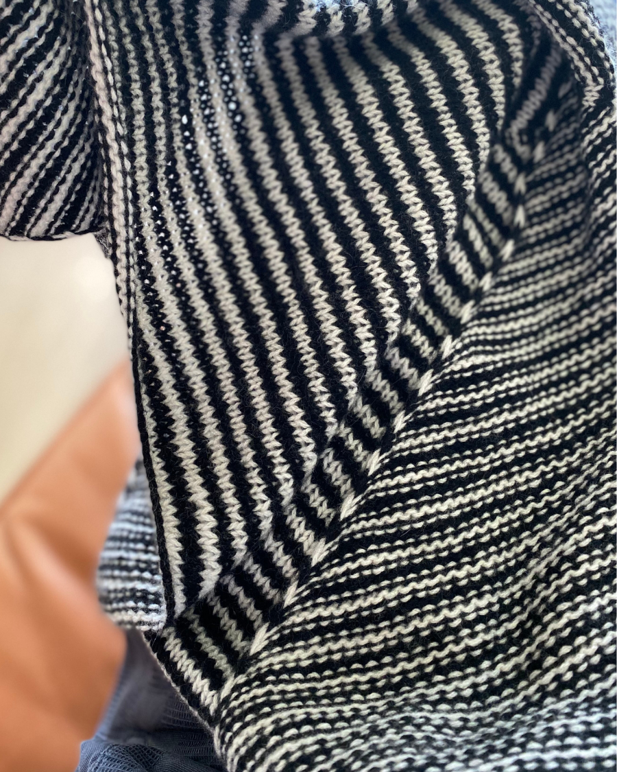 Stripy Loop Scarf – Garnkit